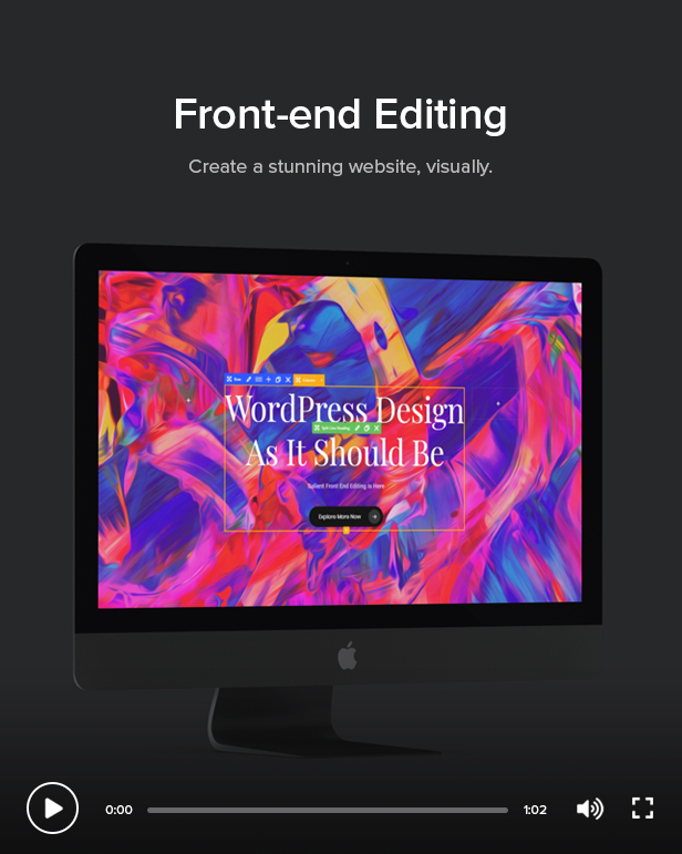 front end editor