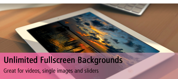 Unlimited Fullscreen Backgrounds