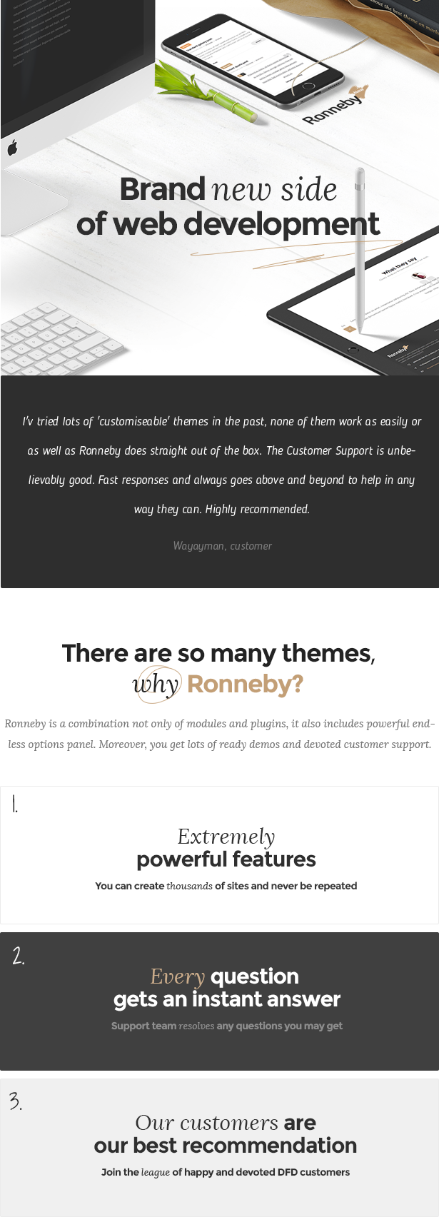 Ronneby - High-Performance WordPress Theme - 1
