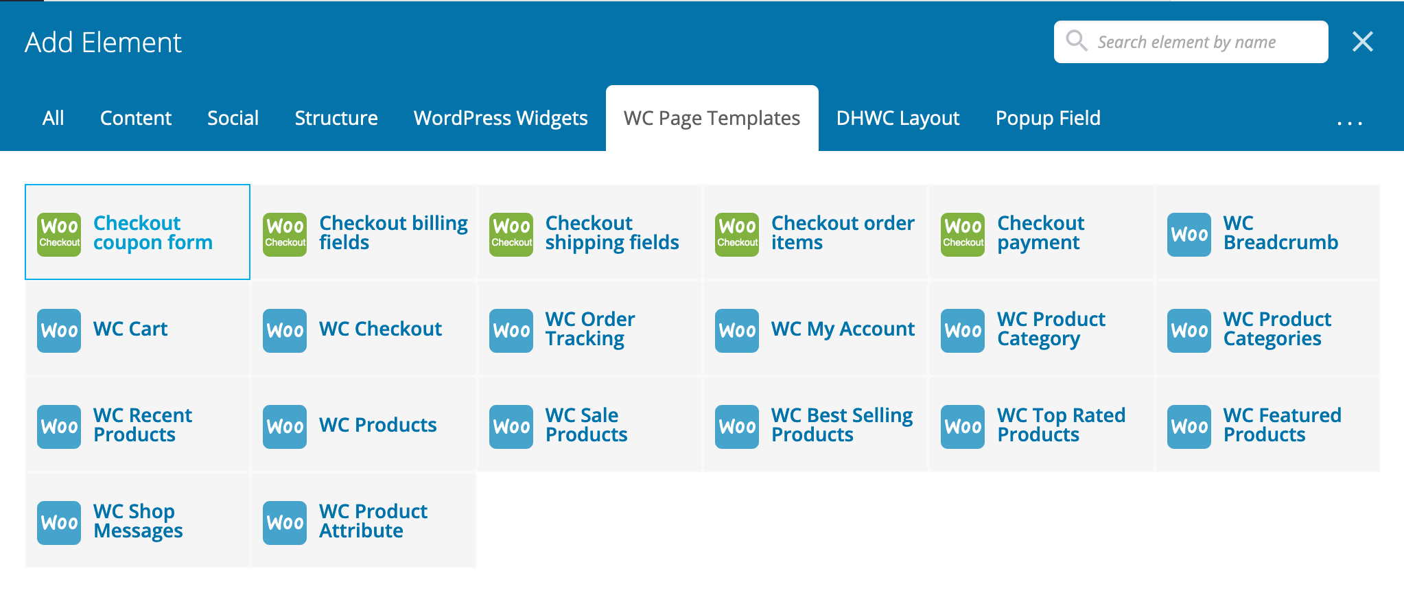 DHWCPage - WooCommerce Page Template Builder - 5
