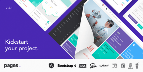 Pages - Admin Dashboard Template with Angular 6, Bootstrap 4 & HTML