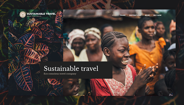 Sustainable Travel WordPress Theme