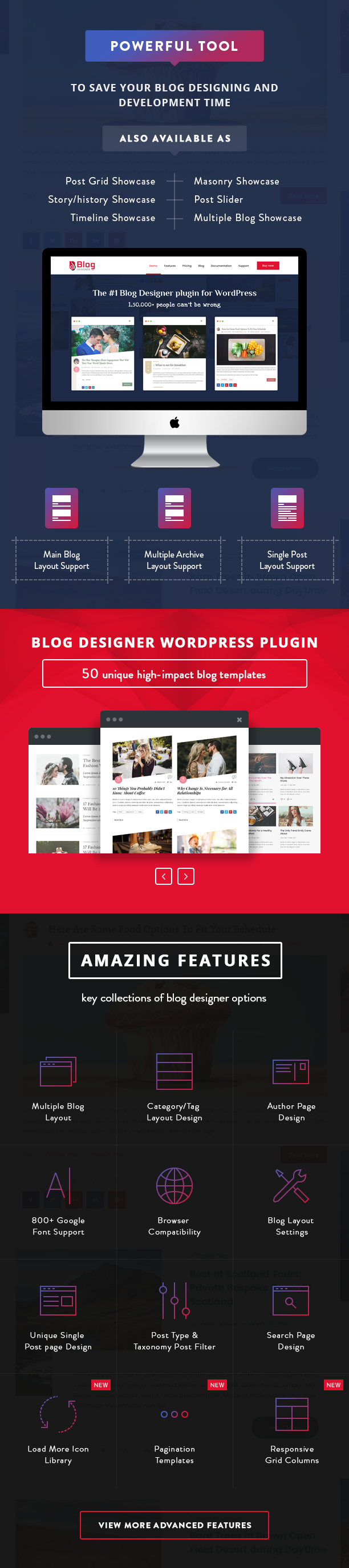 Blog Designer PRO Features