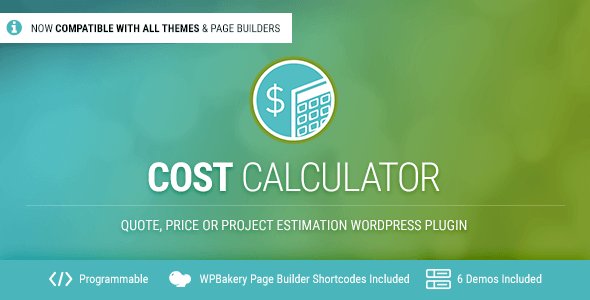 Cost Calculator WordPress Plugin