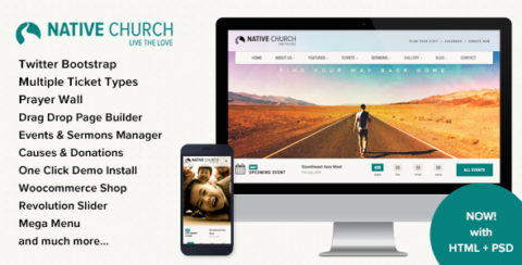 Native Church - Multi Purpose WordPress Theme