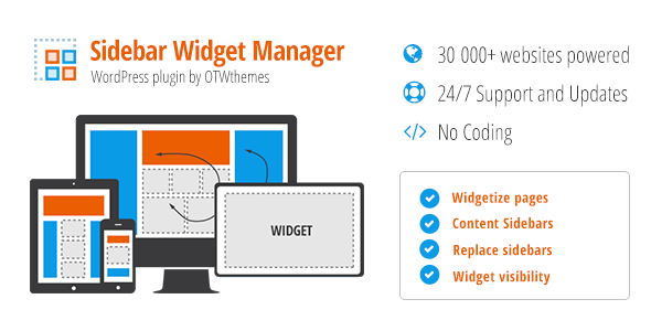 Sidebar & Widget Manager for WordPress