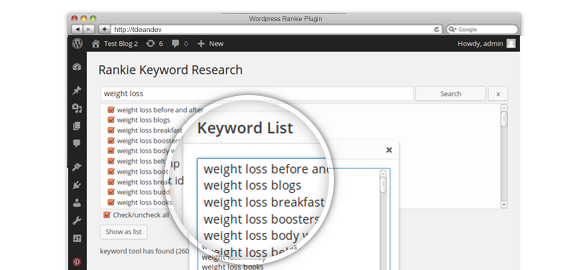 wordpress rank tracker research