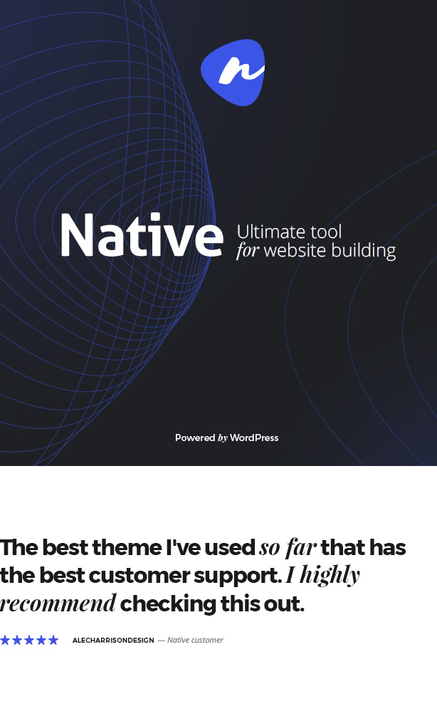 Native - Stylish Multi-Purpose Creative WP Theme - 6