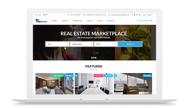 MyHome Real Estate WordPress - 12