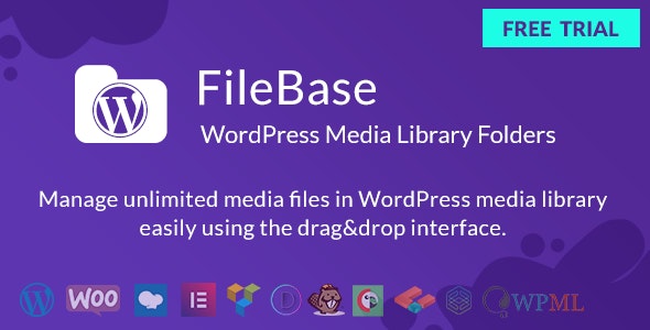 Ultimate Media Library Folders for WordPress - FileBase - CodeCanyon Item for Sale