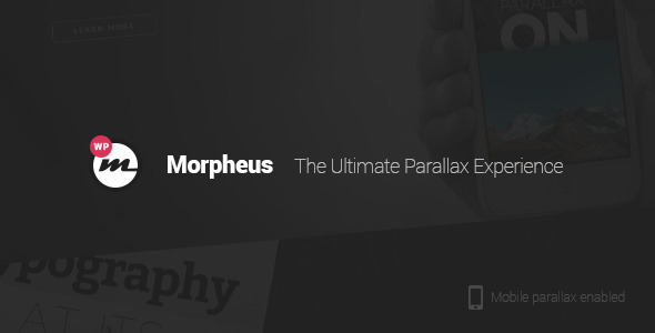 Morpheus - Ultimate One Page Parallax Theme