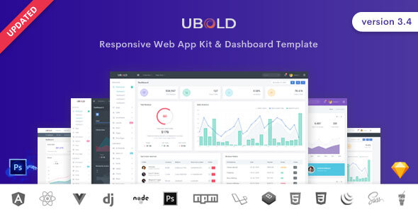 Ubold - Admin & Dashboard Template