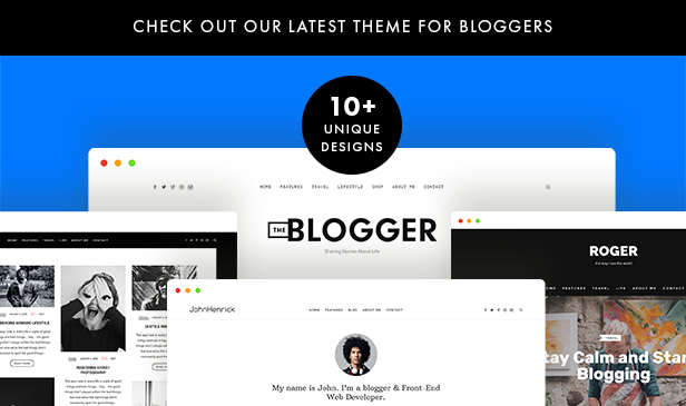 theblogger wordpress theme