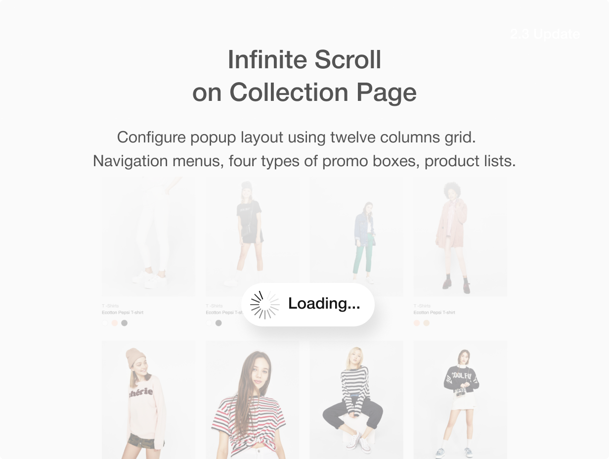 Infinite scroll on collection page
