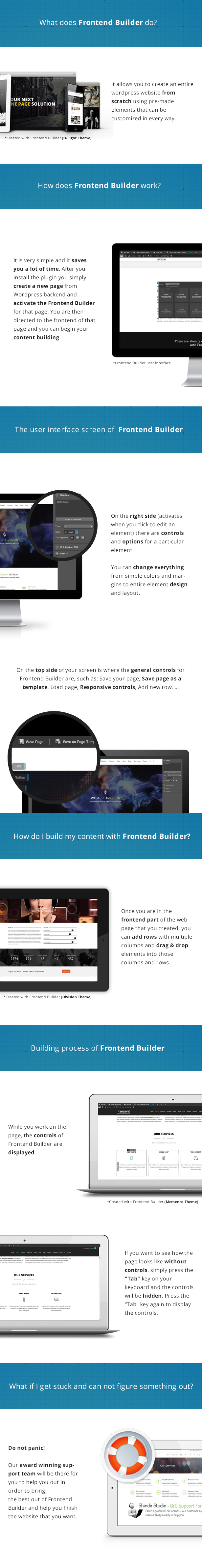 Frontend Builder - WordPress Content Assembler, Page Builder & Drag & Drop Page Composer - 1