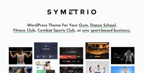 Symetrio - Gym & Fitness WordPress Theme