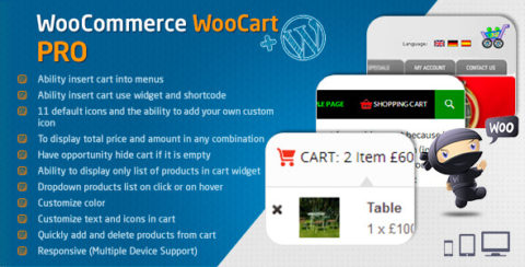 WooCart Pro - Dropdown Cart for WooCommerce