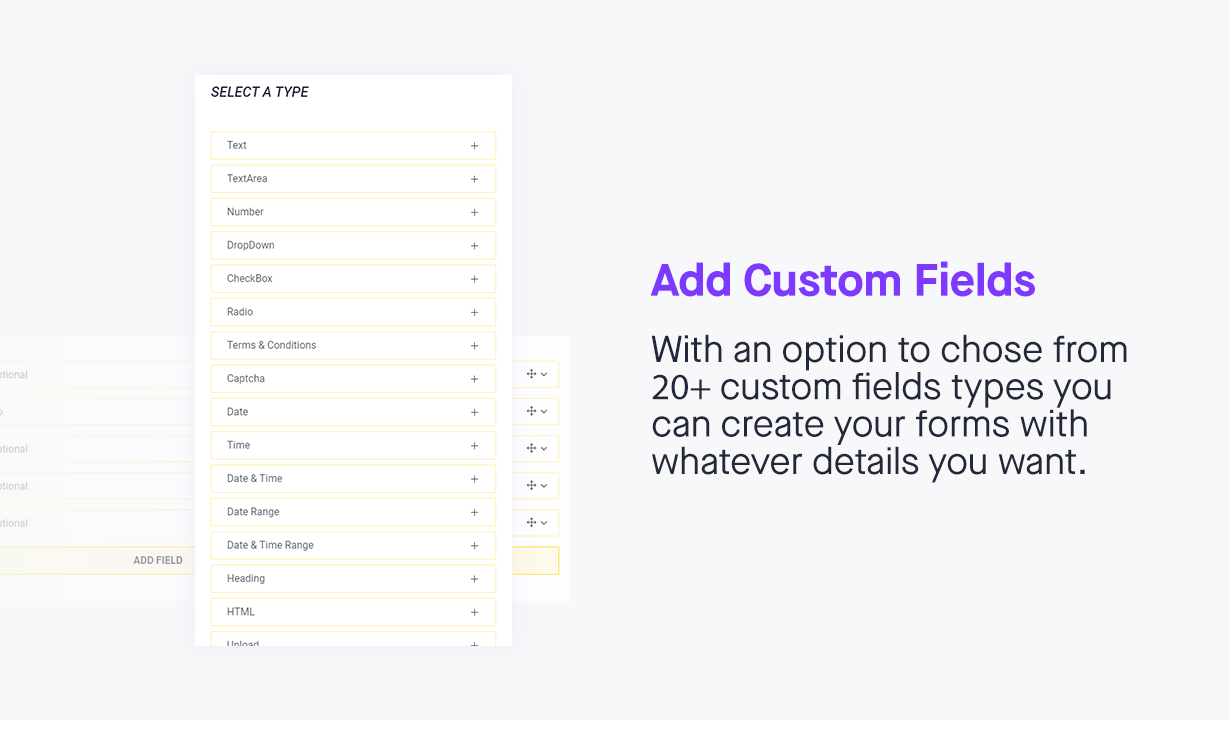supports custom field