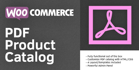 PDF Product Catalog for WooCommerce