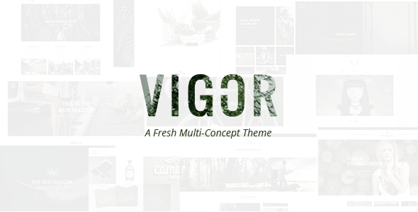 Vigor - Vintage WordPress Theme
