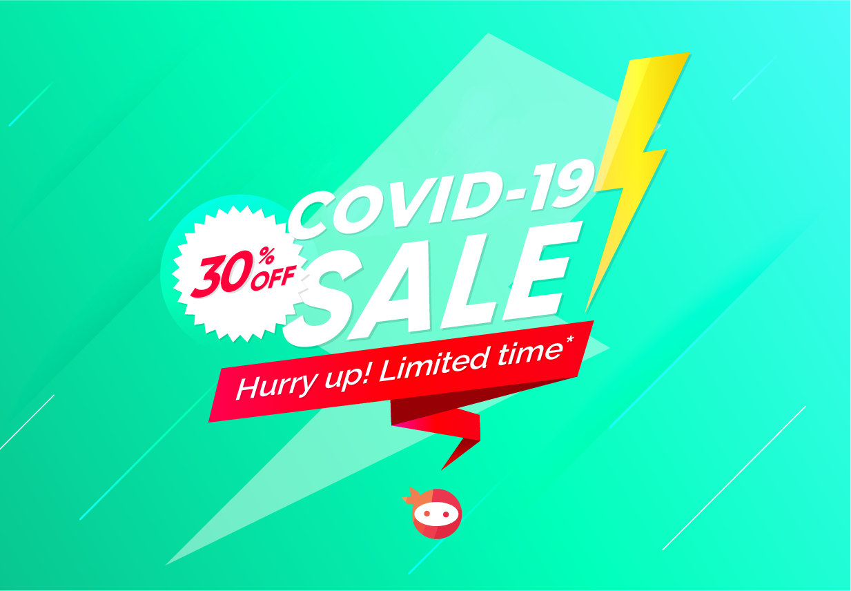 Covid-19 Sale 30%