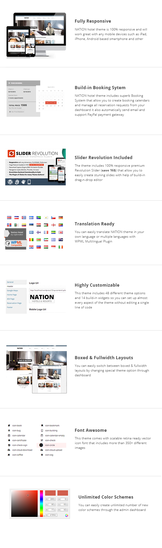 Nation Hotel - Responsive WordPress Theme - 1