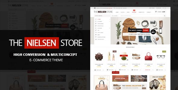 Nielsen -  E-commerce WordPress Theme