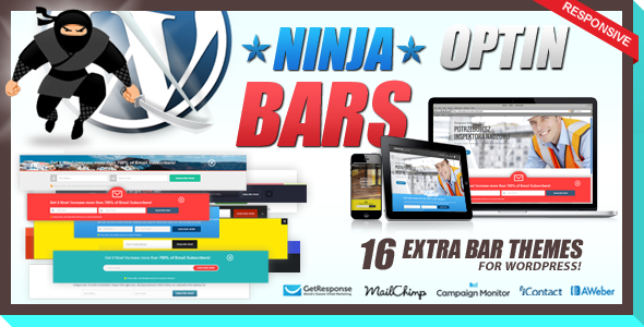 Optin Bars Pack for Ninja Popups