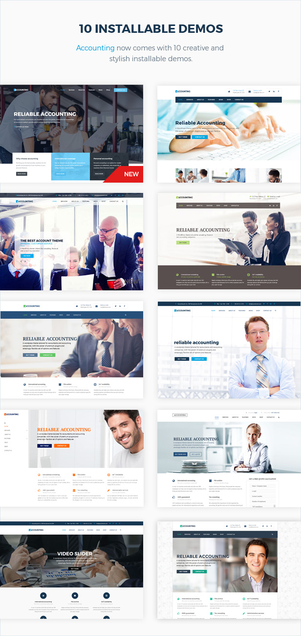 Accounting - Business, Consulting and Finance WordPress theme - 4