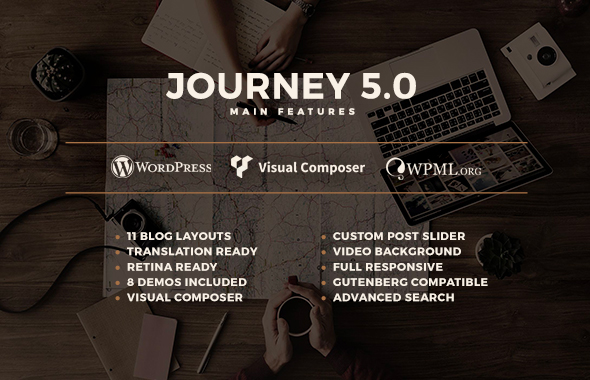 Journey - Personal WordPress Blog Theme - 1
