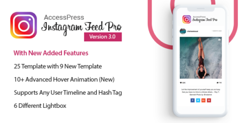 AccessPress Instagram Feed Pro - WordPress Responsive Instagram Feeds Plugin