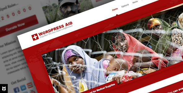 Aid: Responsive Charity + Blog WP Theme