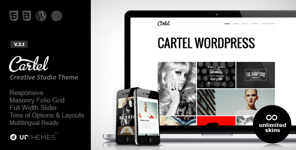 Cartel - Responsive Portfolio WordPress Theme