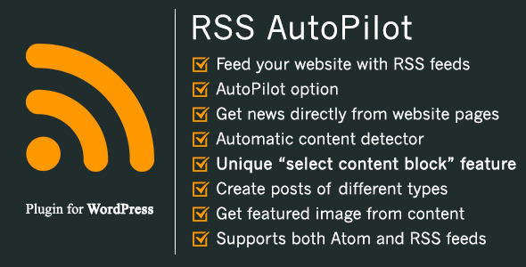 RSS AutoPilot - unique content extractor