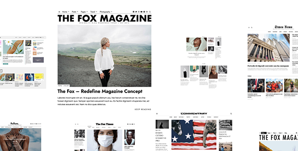 The Fox - Modern Blog Magazine Theme