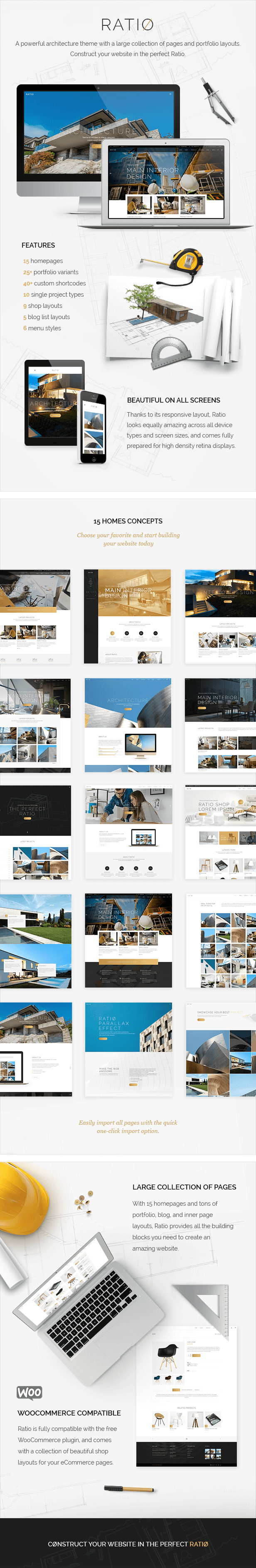 Ratio - A Powerful Interior Design and Architecture Theme - 1