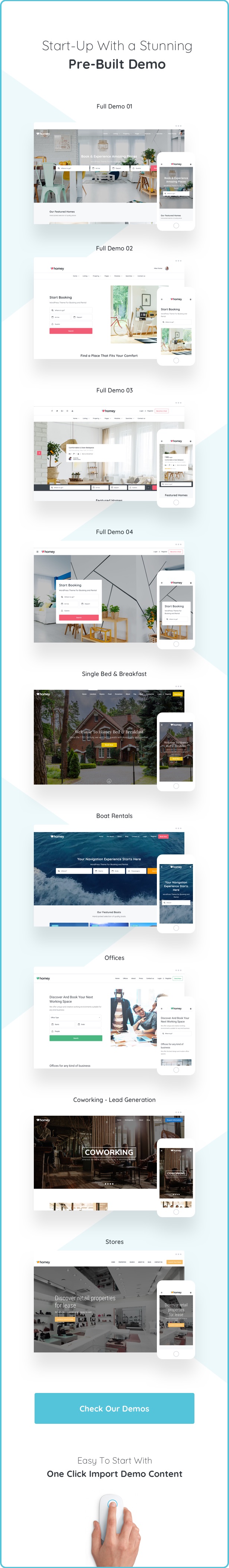 Homey - Booking and Rentals WordPress Theme - 6
