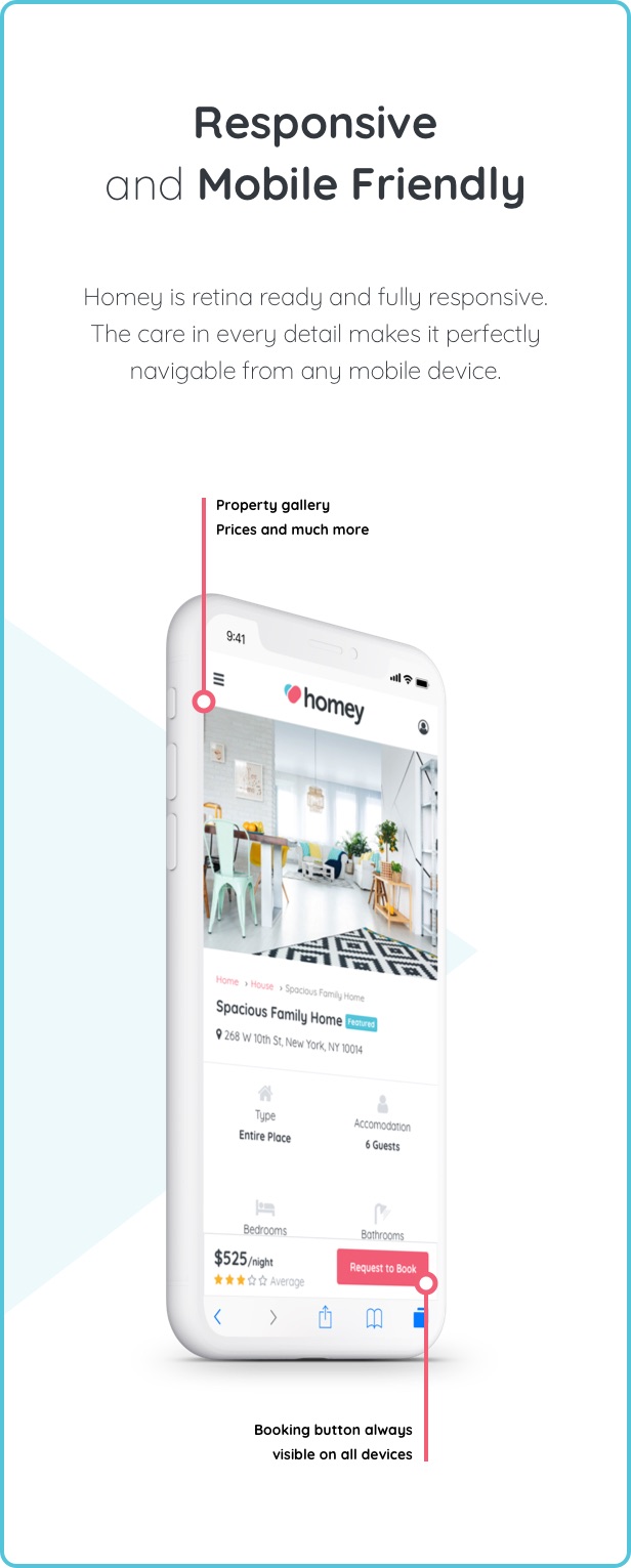 Homey - Booking and Rentals WordPress Theme - 12