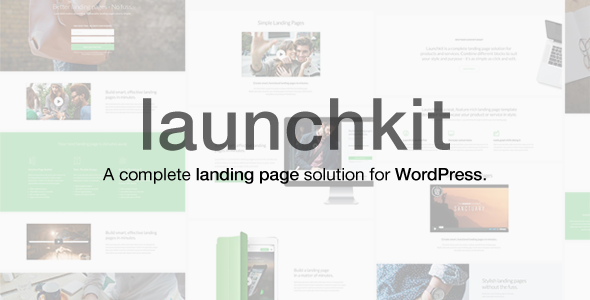 Launchkit Landing Page & Marketing WordPress Theme