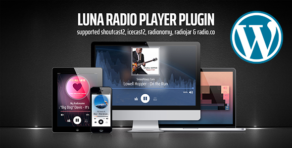 Luna Web Radio Player WordPress Plugin
