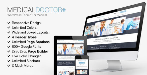MedicalDoctor - WordPress Theme For Medical