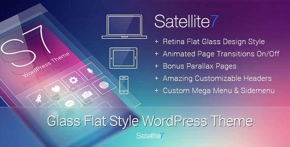 Satellite7 - Retina Multi-Purpose WordPress Theme