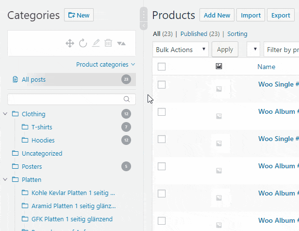 WordPress Real Category Management - Custom category term order / Tree view - 8