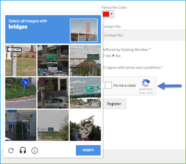 WooCommerce Registration plugin - Google Recaptcha