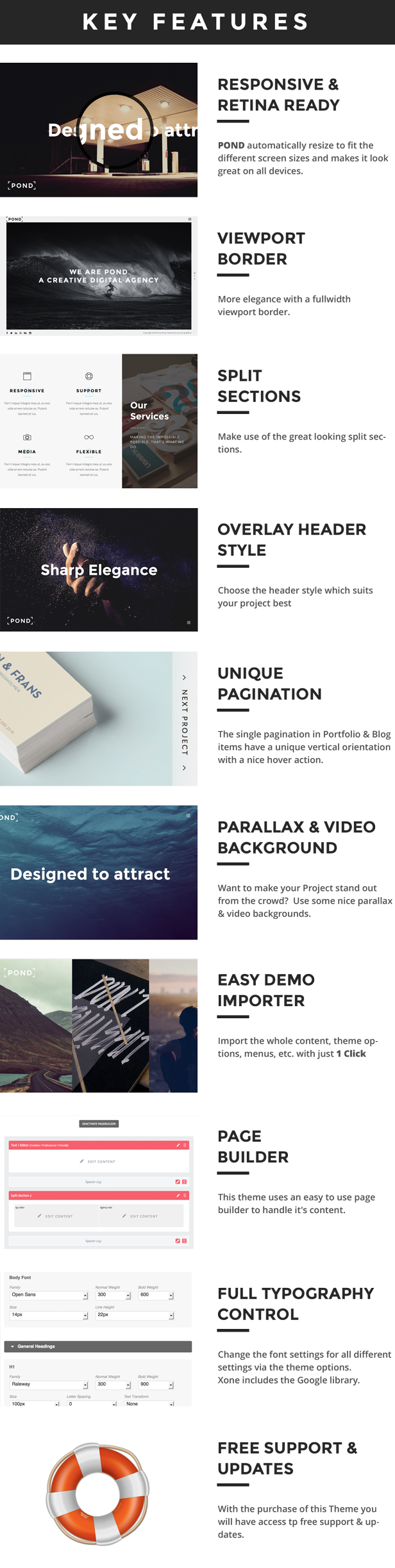 Pond - Creative Portfolio / Agency WordPress Theme - 6