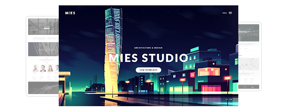 MIES - An Avant-Garde Architecture WordPress Theme - 2
