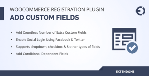WooCommerce Registration Fields Plugin - Custom Signup Fields
