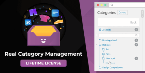 WordPress Real Category Management: Content Management in Category Folders with WooCommerce Support