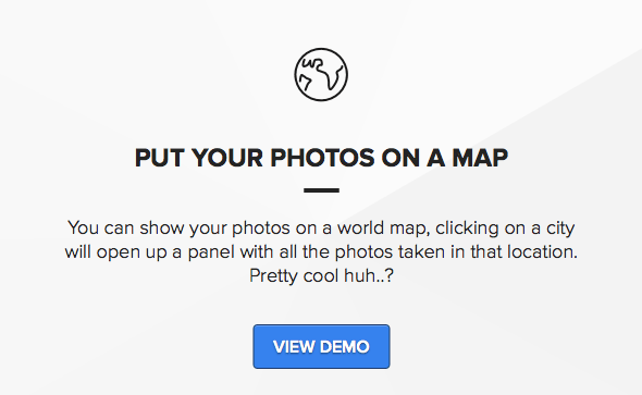 Put photos on a map with locations theme