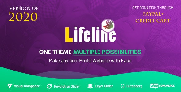 Lifeline - NGO, Fund Raising and Charity WordPress Theme - 12
